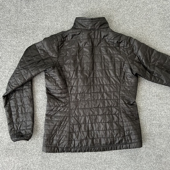 Patagonia Jacket Womens Large Black Nano Puff PrimaLoft Puffer Full Zip PSYBAR - Picture 16 of 16